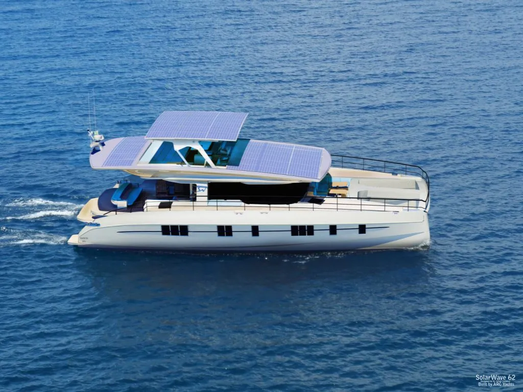 During normal conditions the yacht can cruise at speeds between 7 and 13 knots and without the need to utilize additional fuel sources