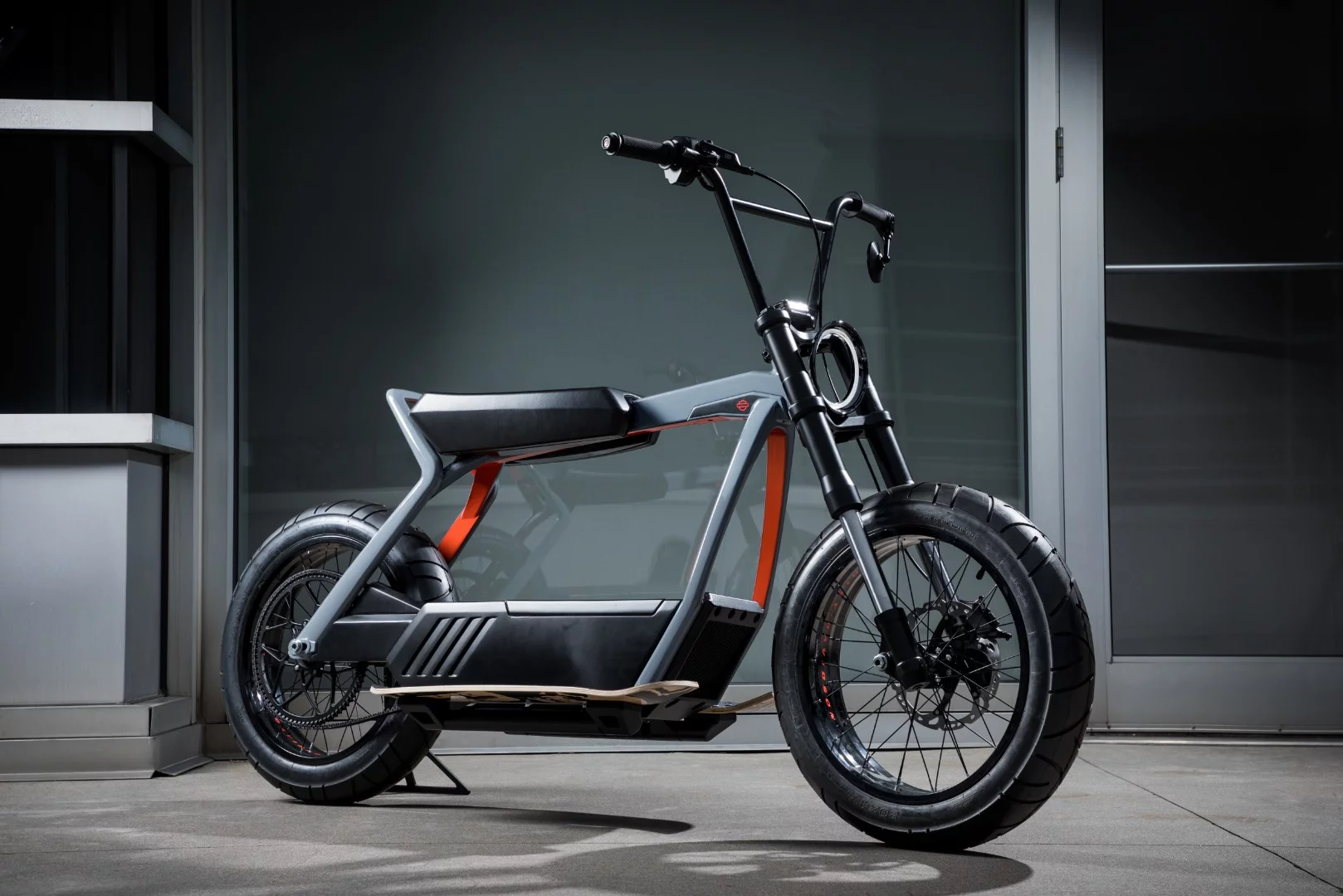 Harley's other CES concept: a mini electric moped for urban riding