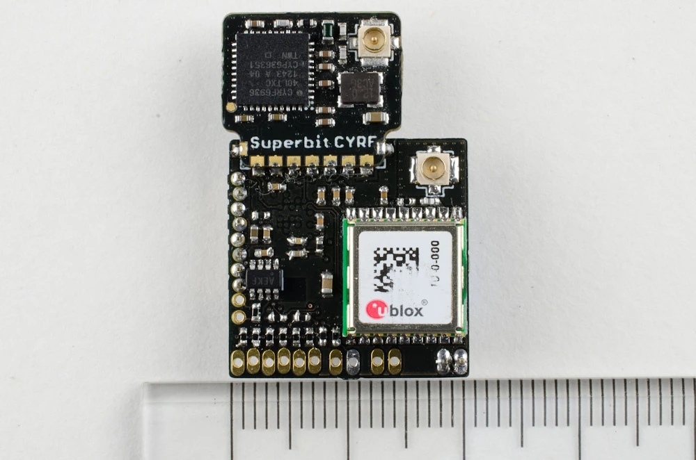 The SuperbitRF system allows a datalink/radio receiver to communicate with the ground station and an RC at the same time