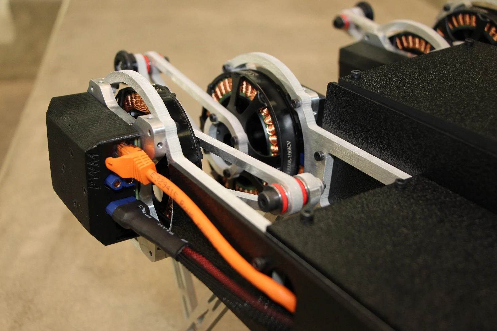 Something that sets the Ghost Minitaur apart from other legged robots is the fact that each of its legs is powered by a direct drive motor as opposed to gears