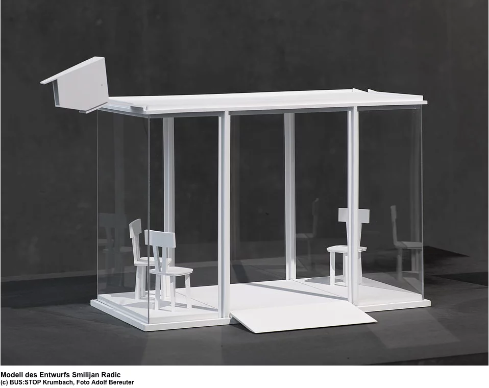 The model submission of Smiljan Radic (Photo: Adolf Bereuter)