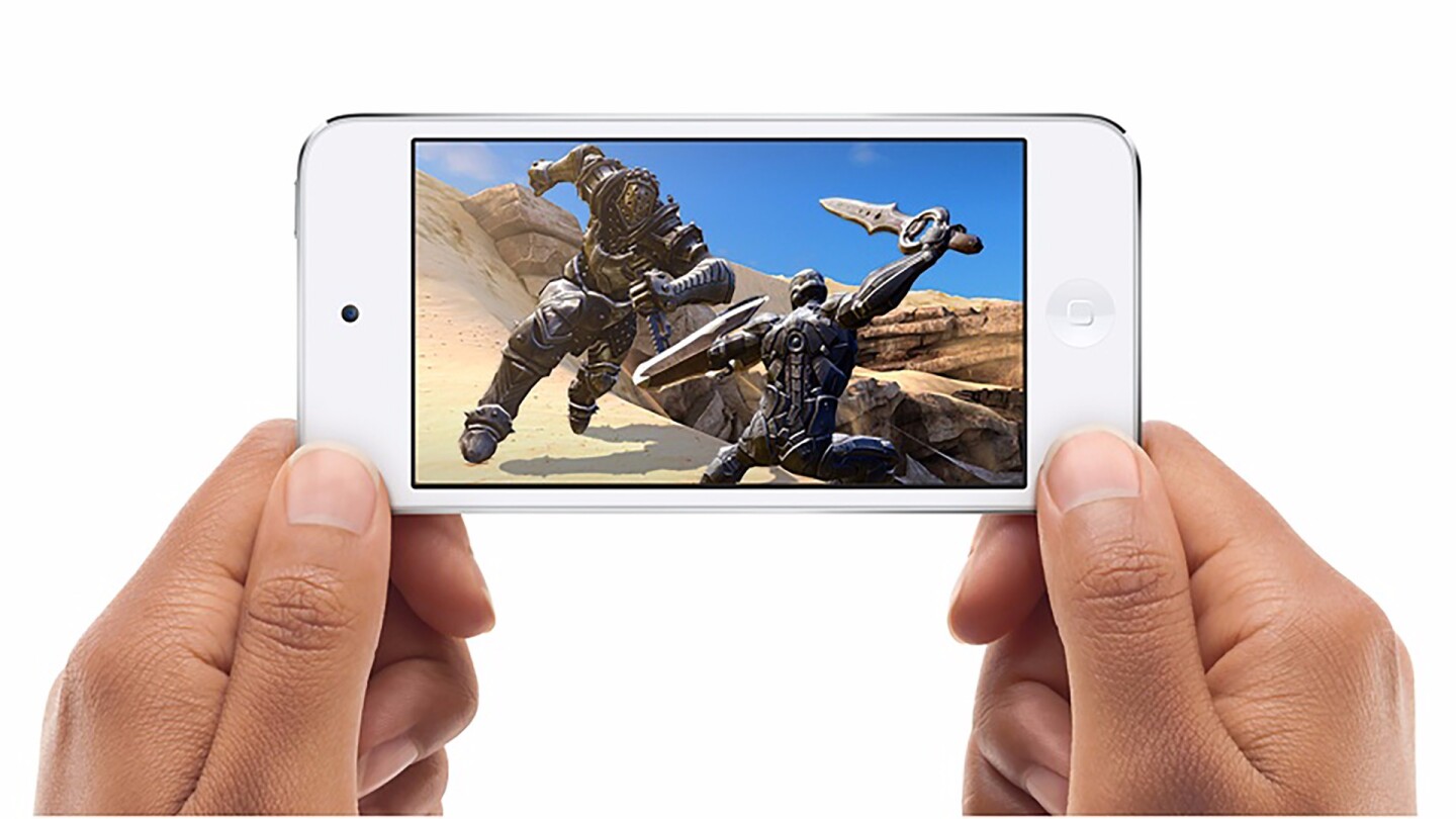 The new iPod touch offers a 4-inch 1,136 x 640 display