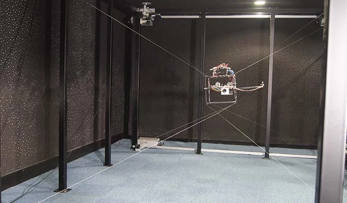 The current lab-on-cables enclosure measures 6 by 4 by 3 m (19.7 by 13.1 by 9.8 ft)
