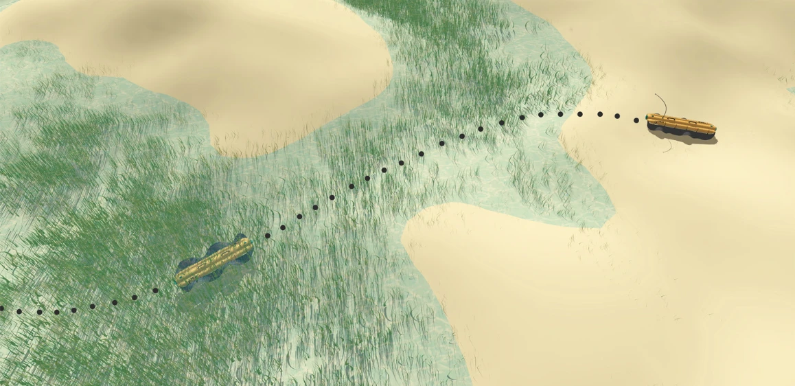 The unique capabilities of the Velox robot enable to it handle a variety of terrain