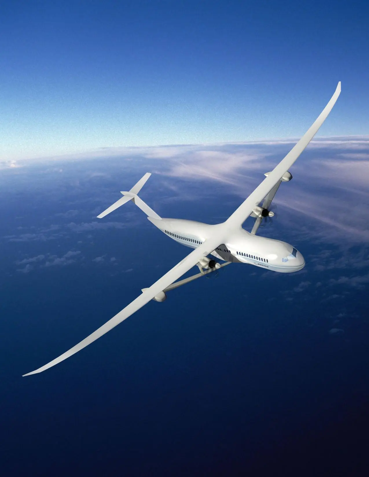Boeing SUGAR Volt concept design (Image: NASA/The Boeing Company)