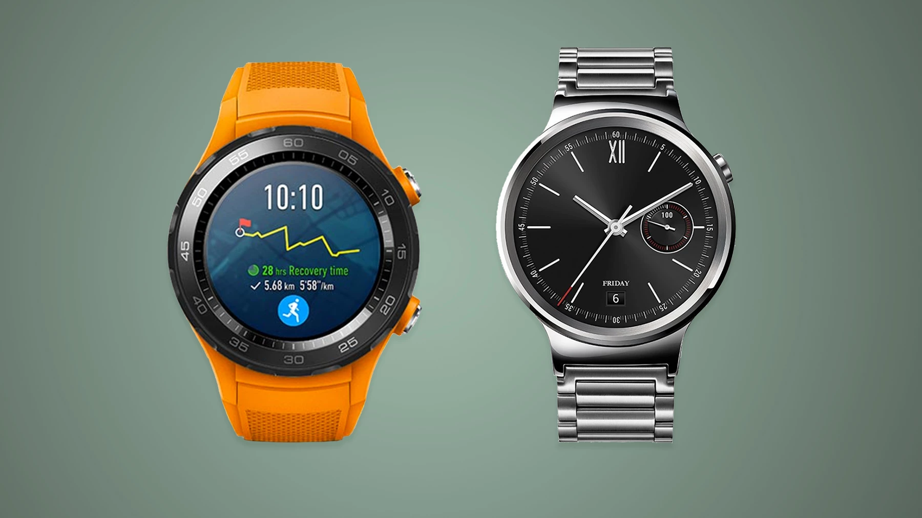 How has the Huawei Watch evolved between its first and second generation?