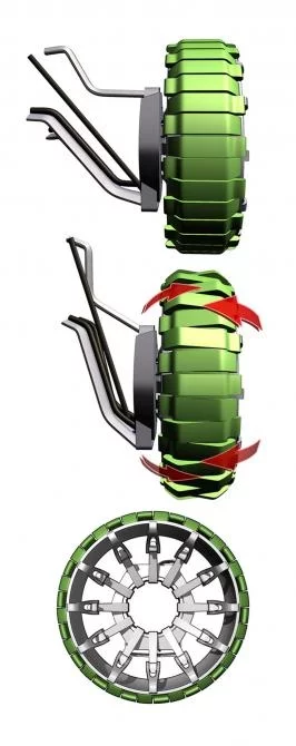 The HUMMER O2 Concept wheels