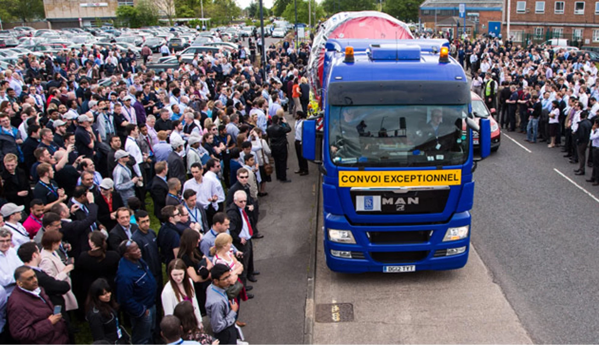 the first Trent XWB heads for Toulouse, France