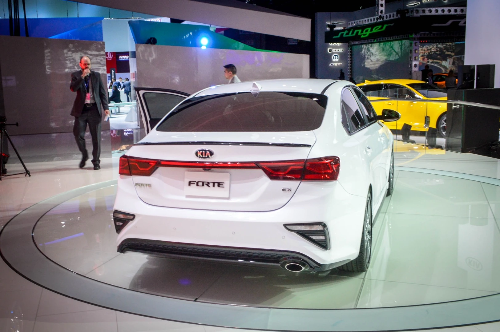 Kia promises the new Forte is a more refined compact with styling influenced by the Stinger