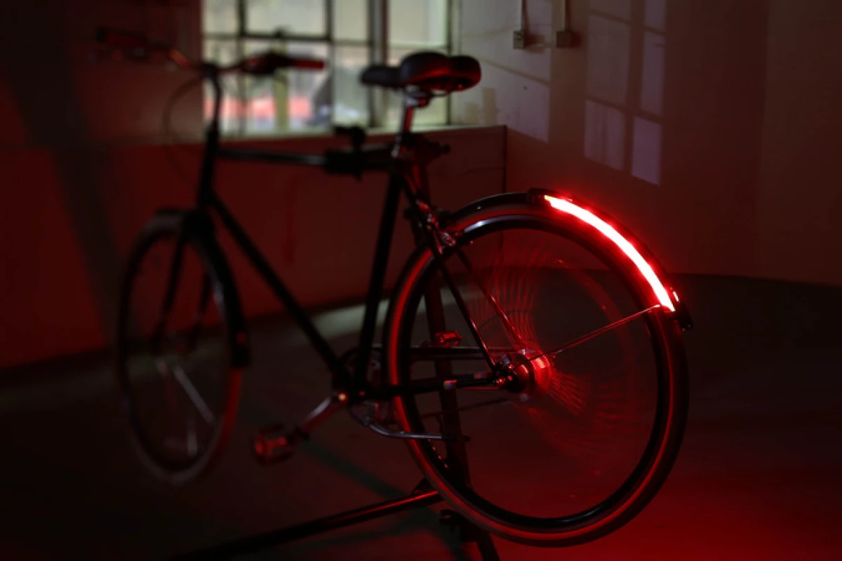 The Revolights Arc knows how fast you're going, and shines accordingly