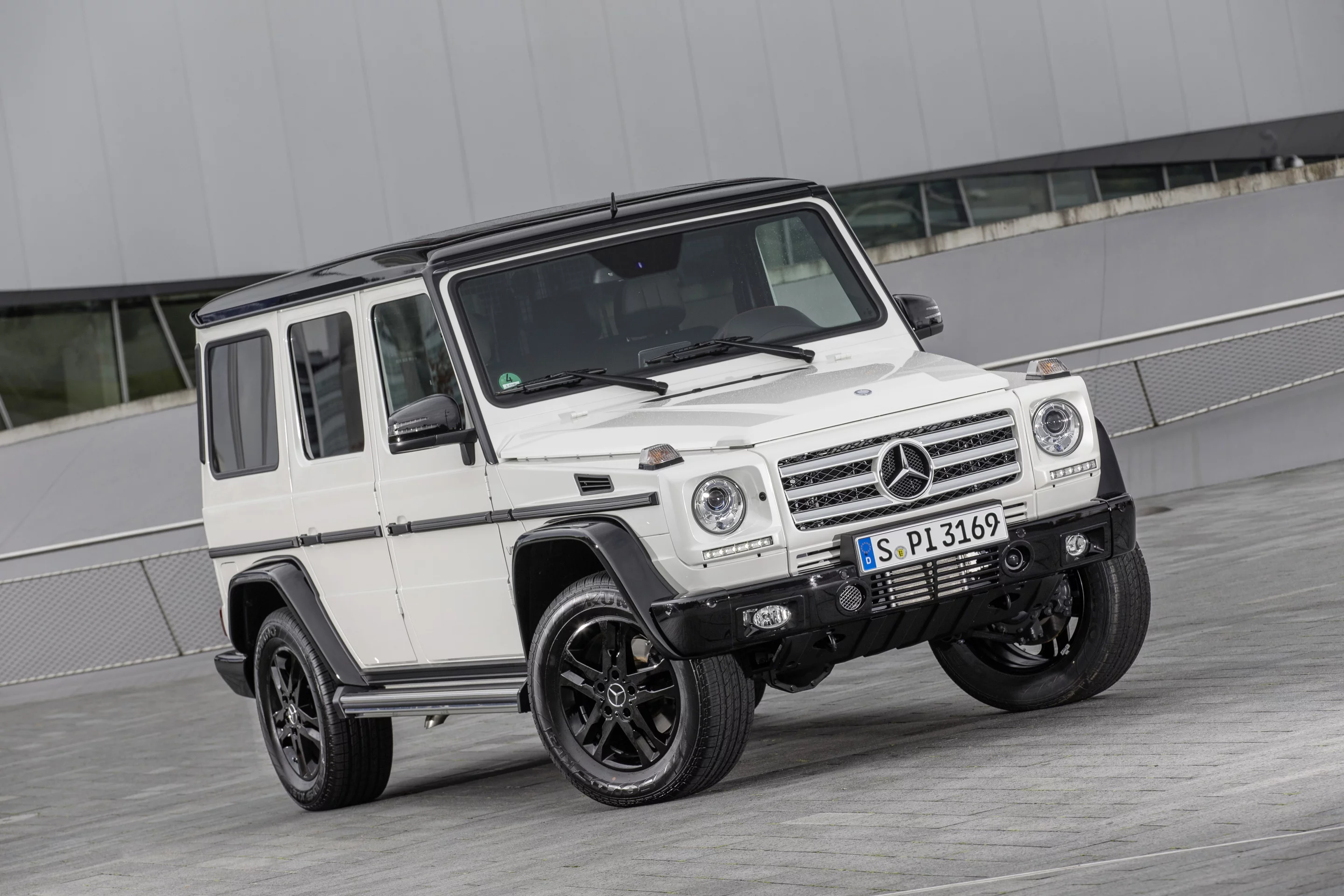 The G-Class Edition 35 features black highlights on the front and rear bumpers