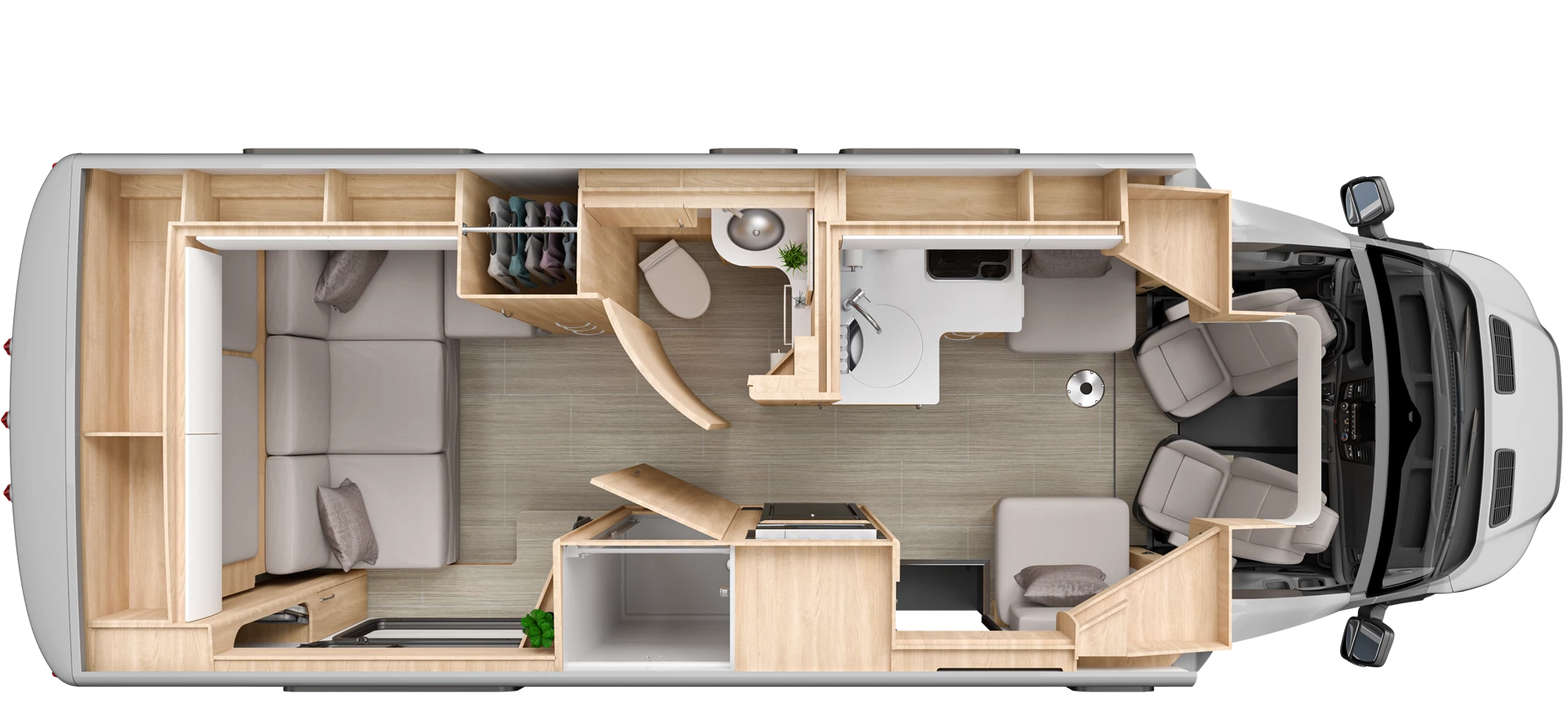Leisure Travel Vans Wonder Rear Lounge