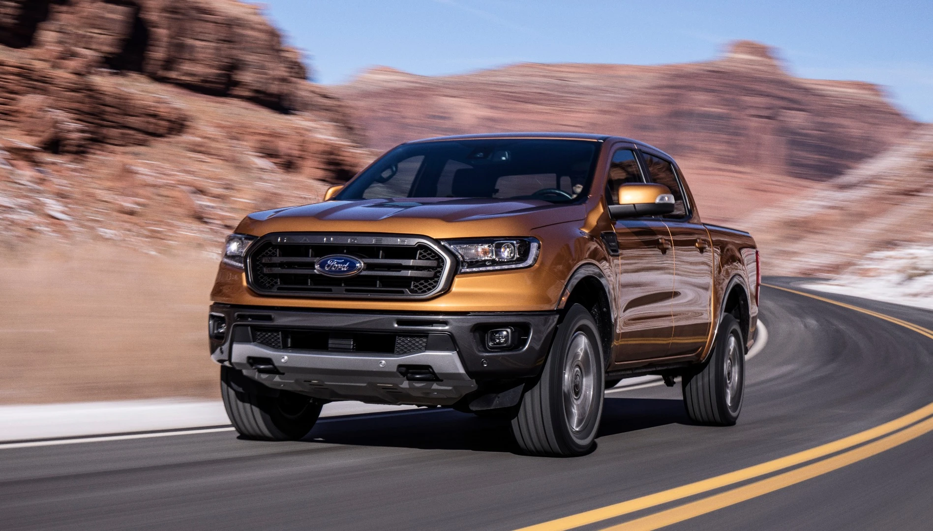 The Ford Ranger includes a 10-speed auto transmission mated to its 2.3-liter EcoBoost engine
