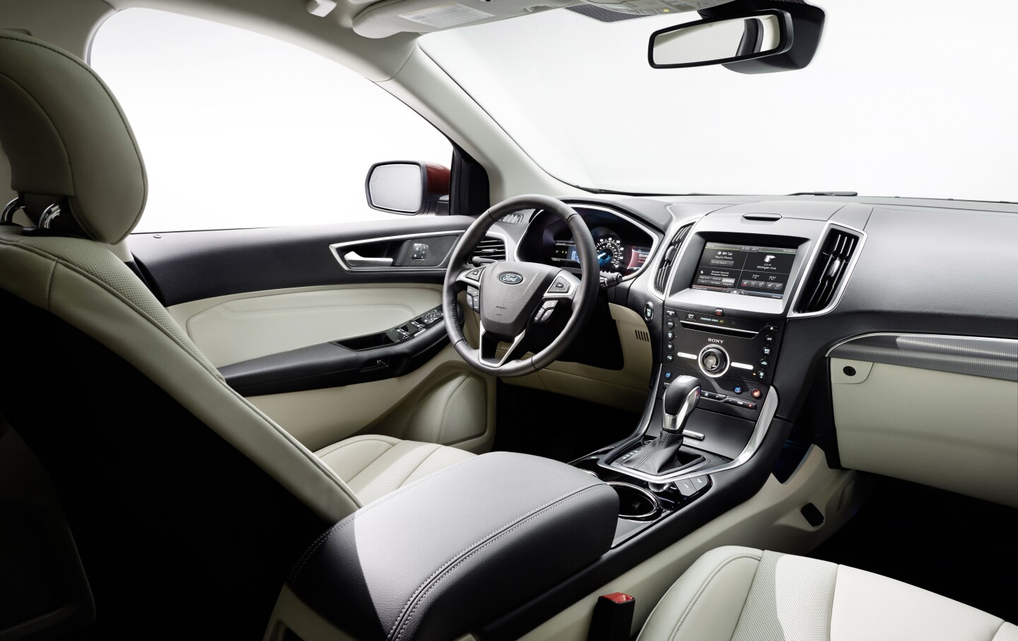 The new Ford Edge's interior