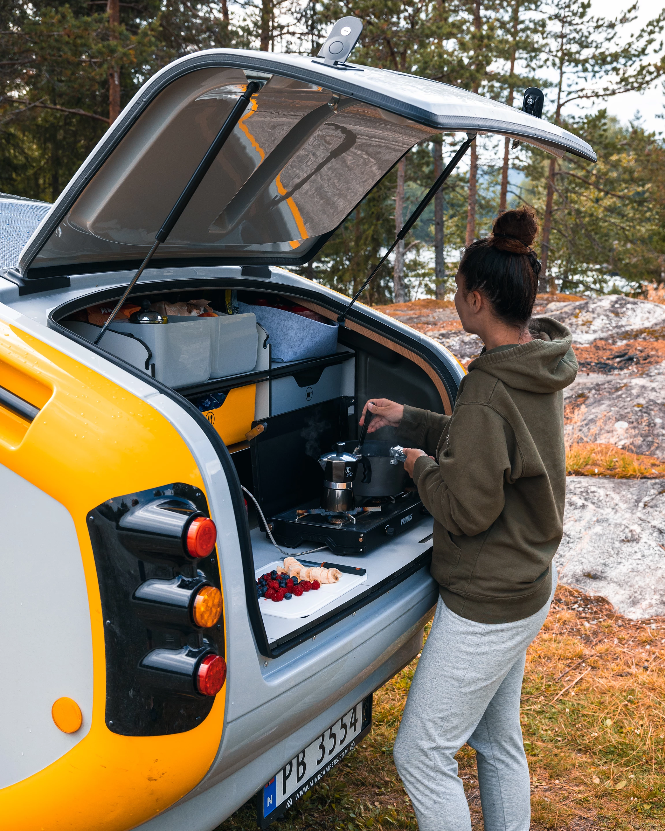 The new Mink-E will use an induction cooker in place of the gas stove