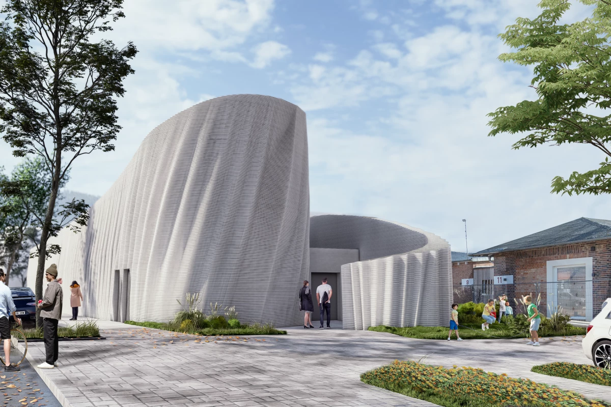 The 3D-printed data center is expected to be completed by the end of July
