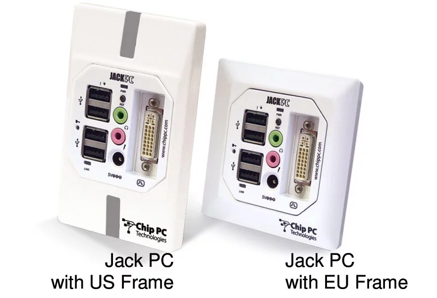 The DVI model supports dual display, sports four USB ports and has the equivalent of a 1.2GHz processor - it's available in either EU or U.S. mounts
