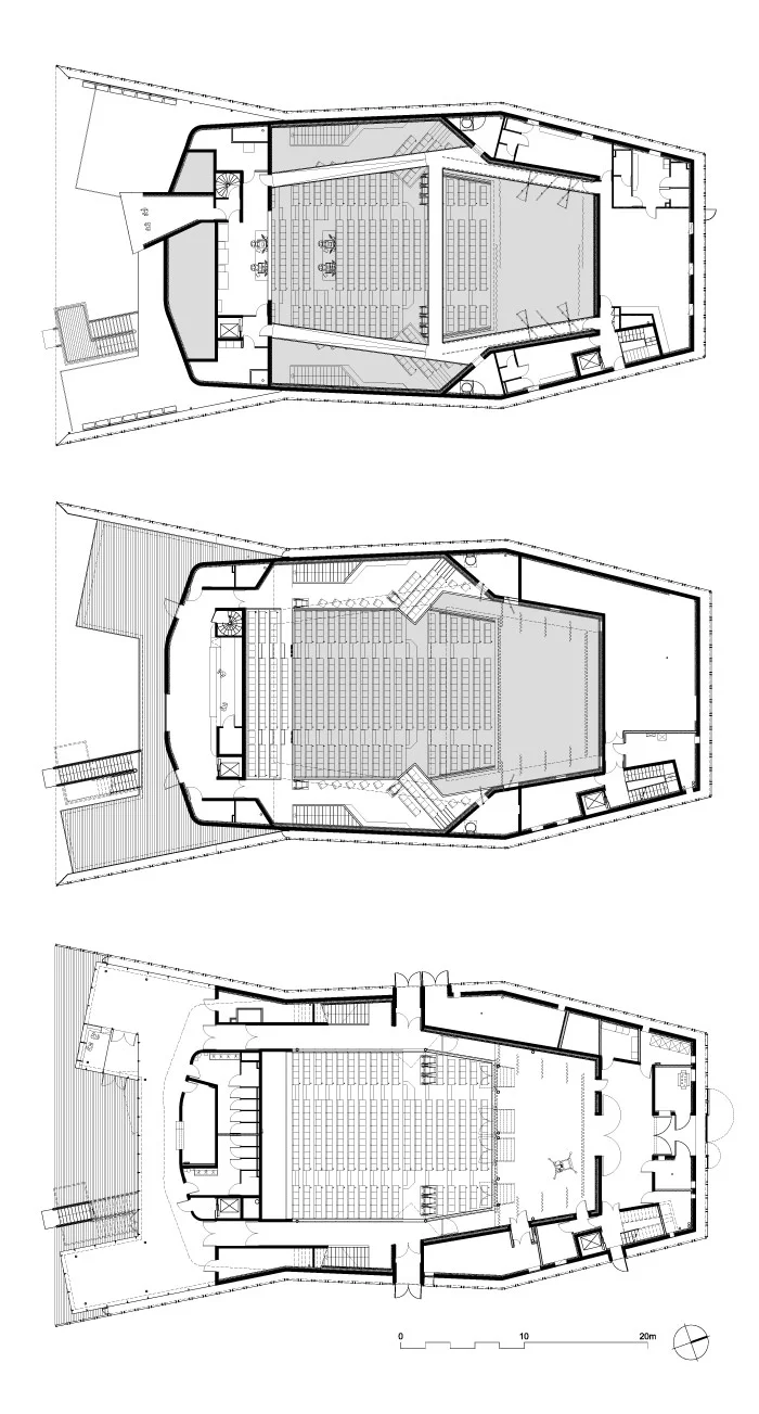 Architectural drawing of The Metaphone (Image: André Morin)