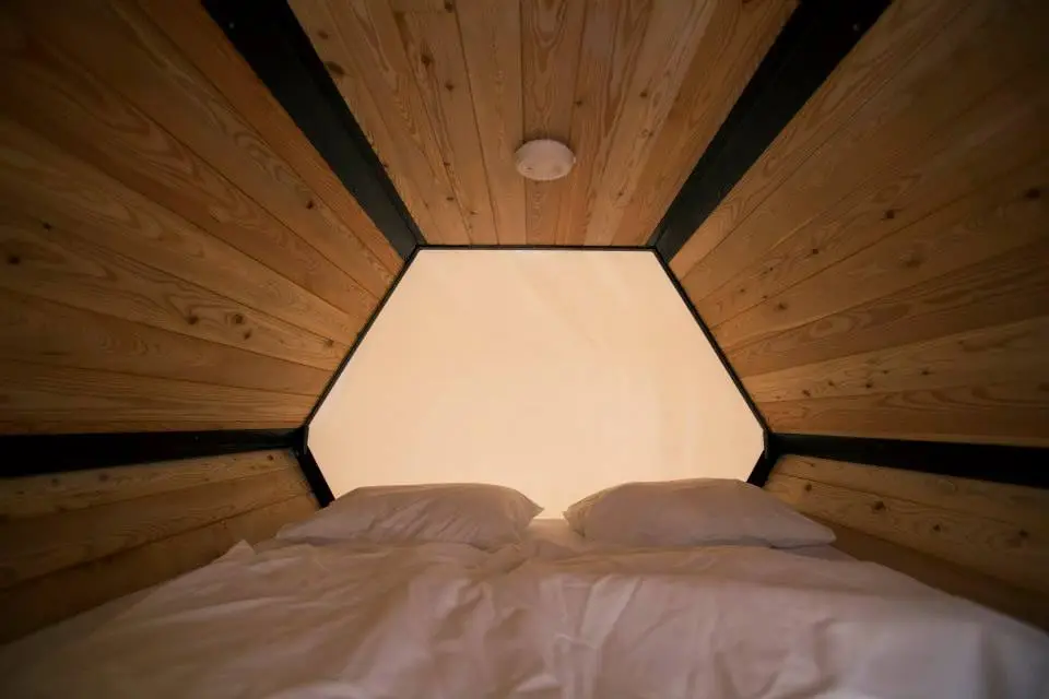 There's a king-size bed inside (Photo: B-And-Bee)