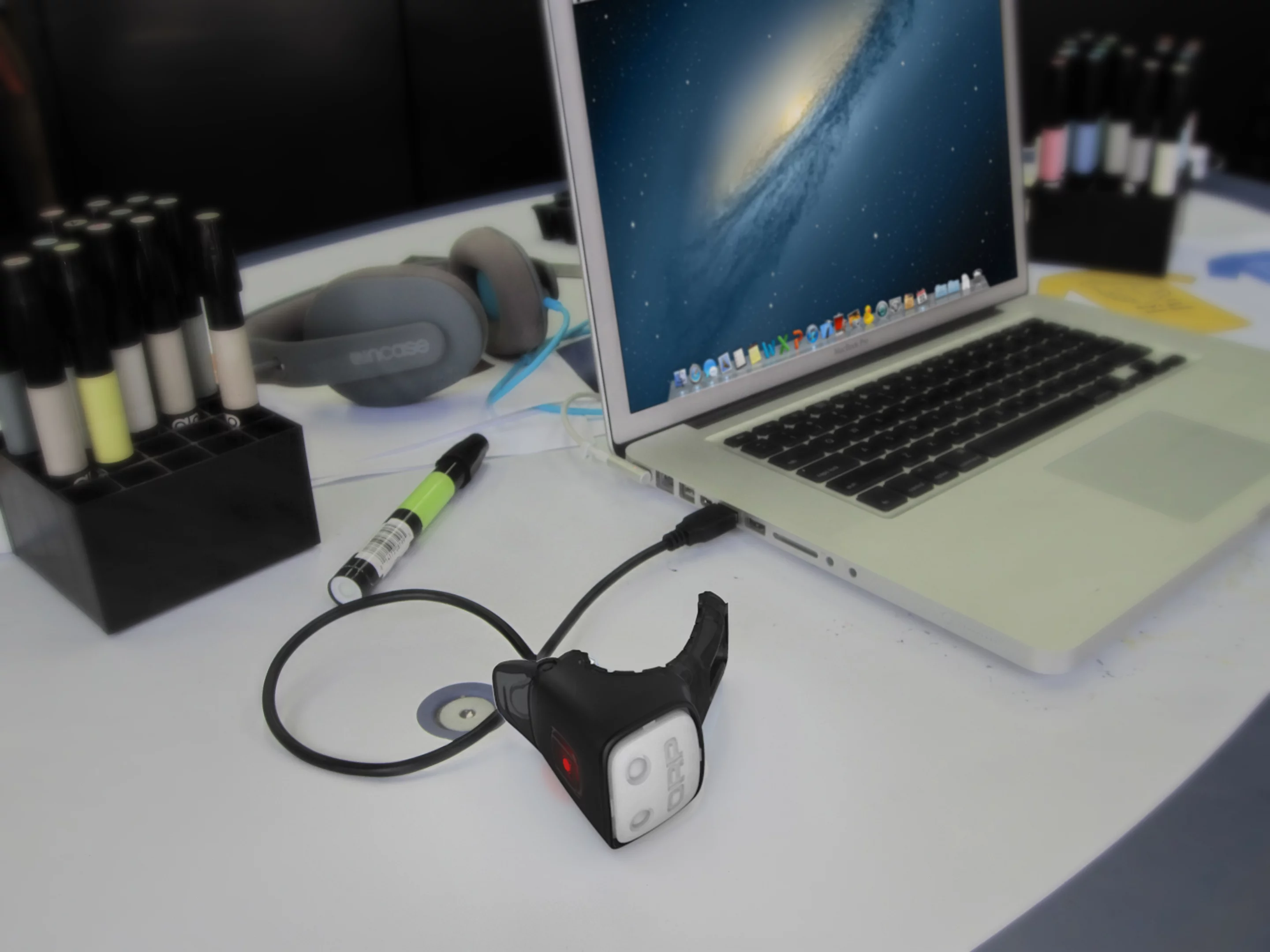 The Li-ion battery is charged via USB