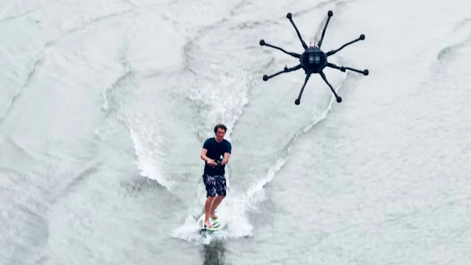 Freefly Systems has previewed a potential new sport: dronesurfing