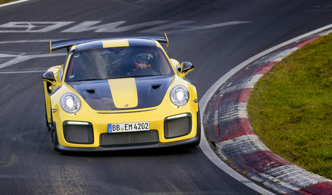 The GT2 RS takes on the Nurburgring