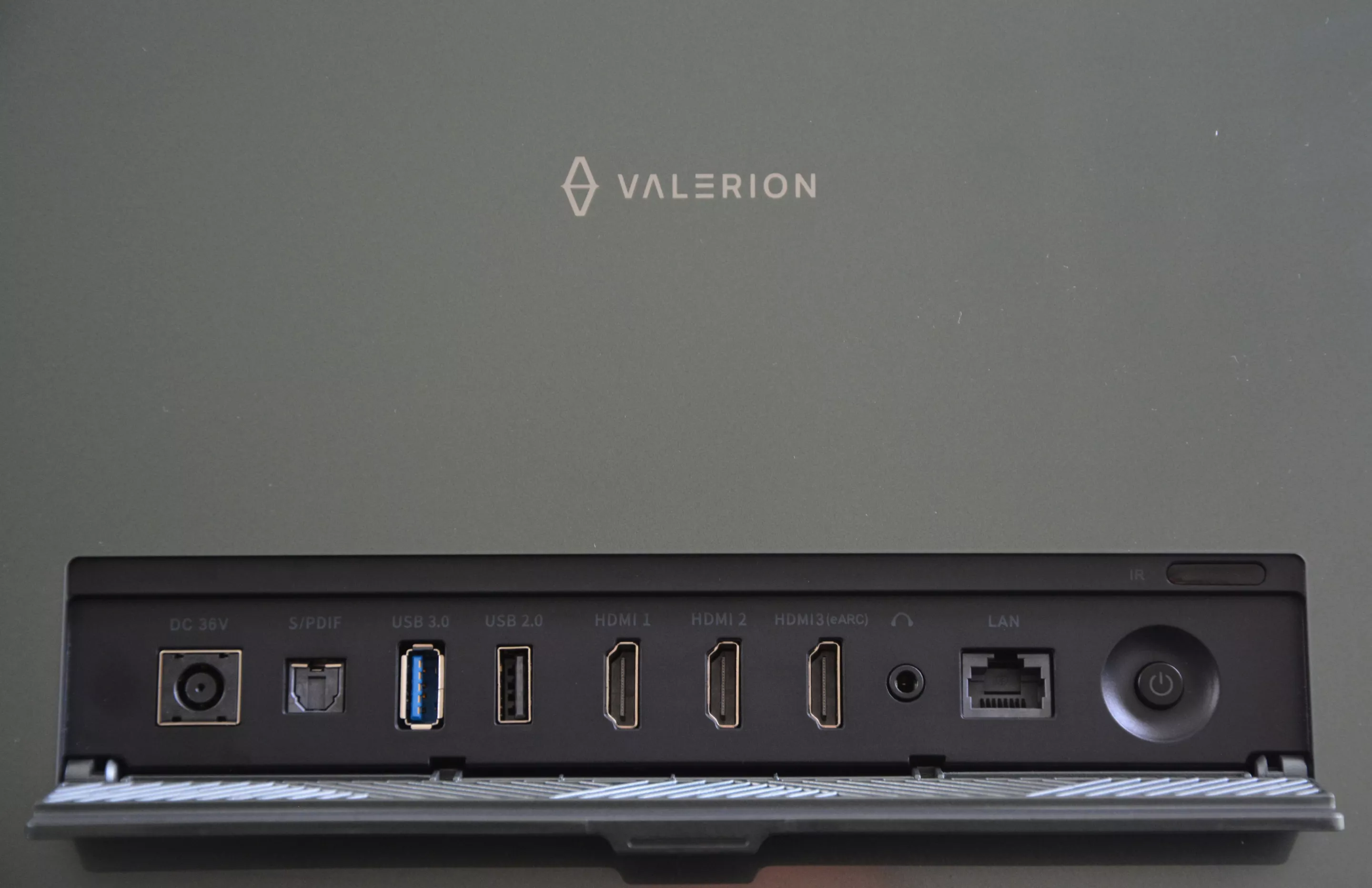 The Valerion VisionMaster Pro 2 runs Google TV, but has a bunch of useful connections around back for cabling up media sources