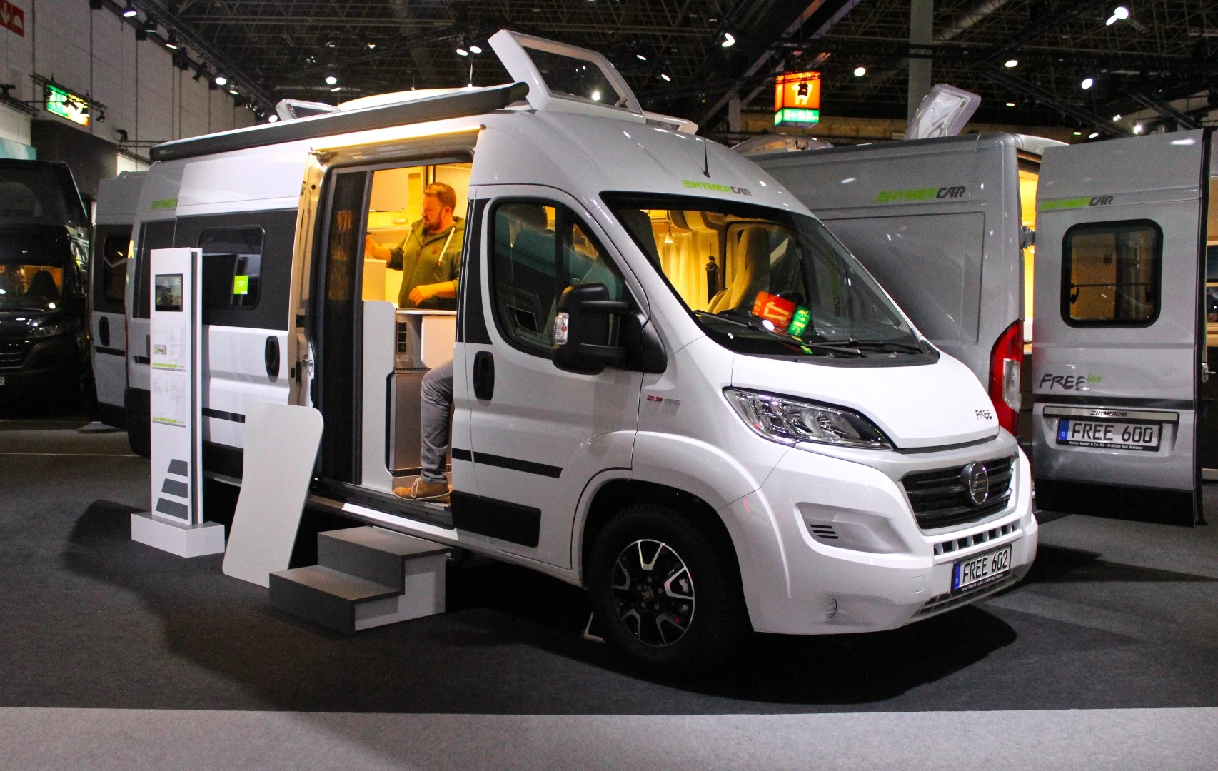 The 602 is the newest member of the already-new Free family, offering two single rear beds instead of a double