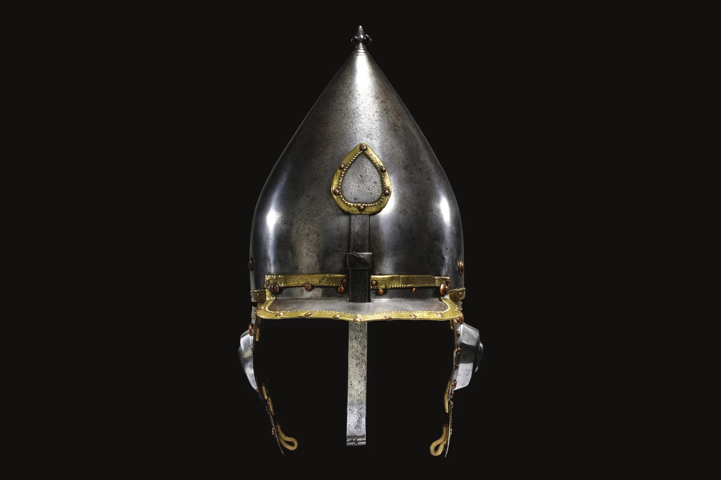 My favourite from the list of the most valuable helmets at auction is this Mamluk Steel Helmet from 16th Century Egypt that sold for $216,395 at Sotheby's.