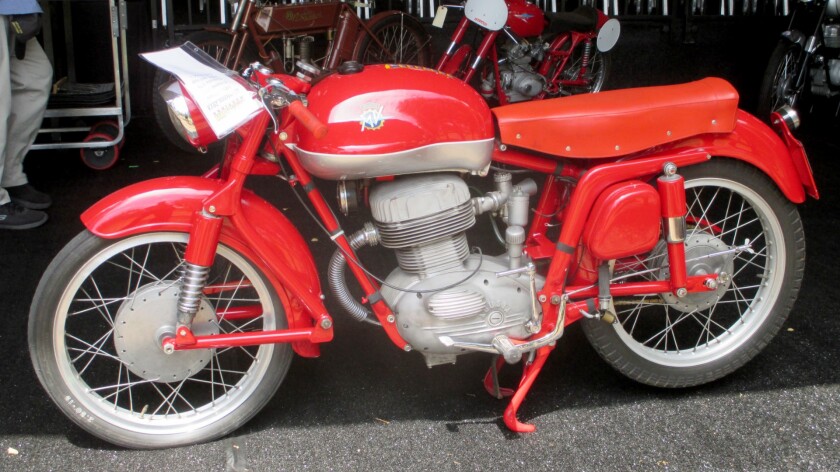 1955 MV AGUSTA DISCO VOLANTE High Bid: $16,000 Estimate: NA Auctioneer: Mecum | Lot T166.1 | Auction Description