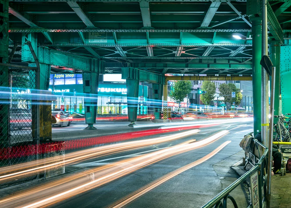 Winner of 1st place in the Professional Cityscapes category: Durvile Cavalcanti - Night walk. A series about the old iron viaducts of Tokyo city