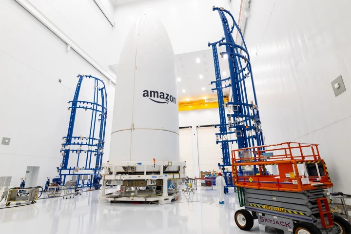 Amazon is launching the first 27 of more than 3,200 satellites that will power its Project Kuiper internet service next week aboard a ULA rocket