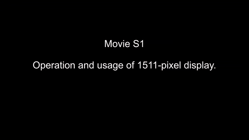 The current optotactile system in operation