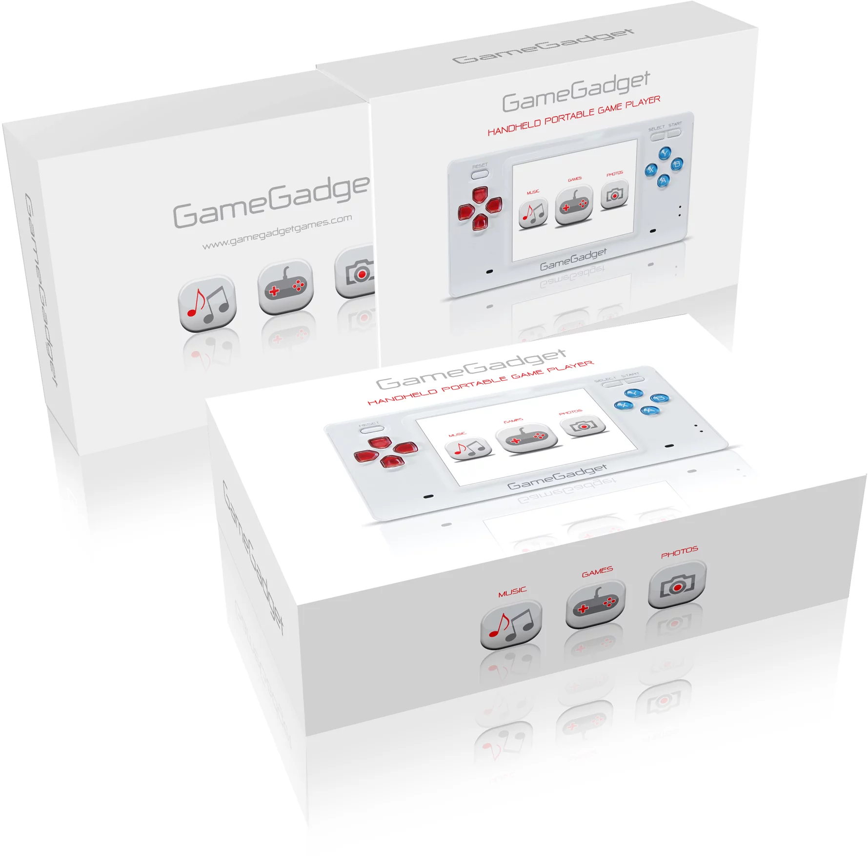The GameGadget packaging