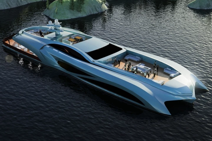 The Xhibitionist – a superyacht designed for big events (Image: Nedship / Eduard Gray)