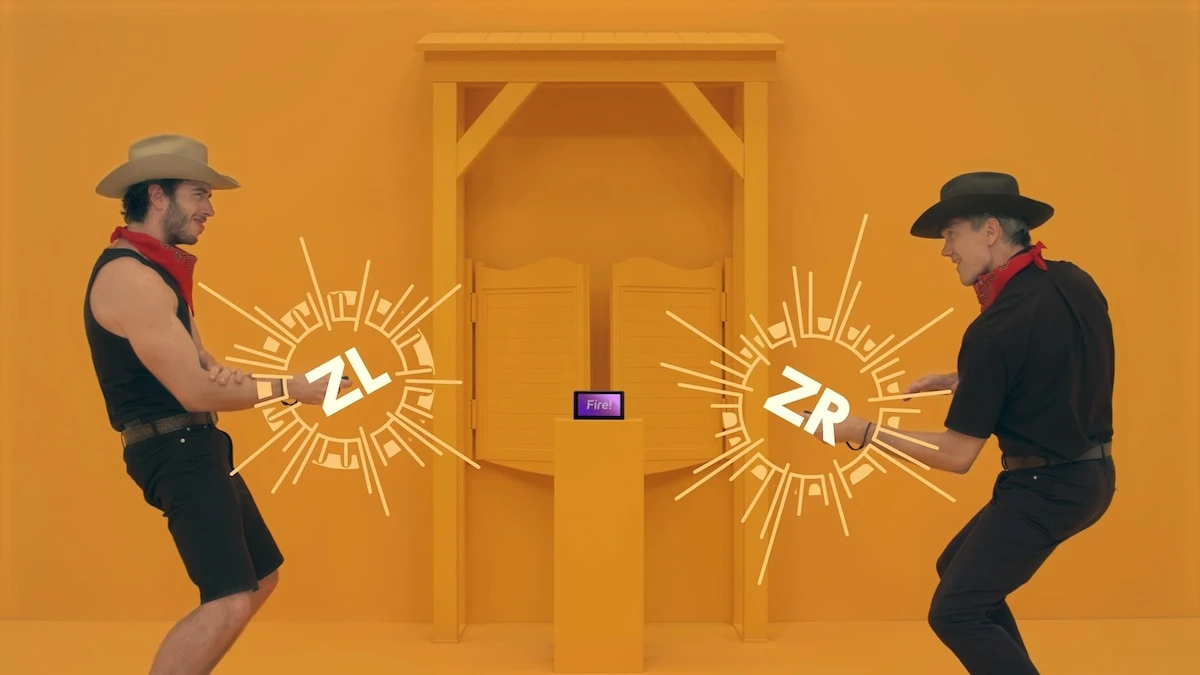 1-2-Switch is a collection of minigames designed to showcase some of the Nintendo Switch's new hardware features, like HD Rumble