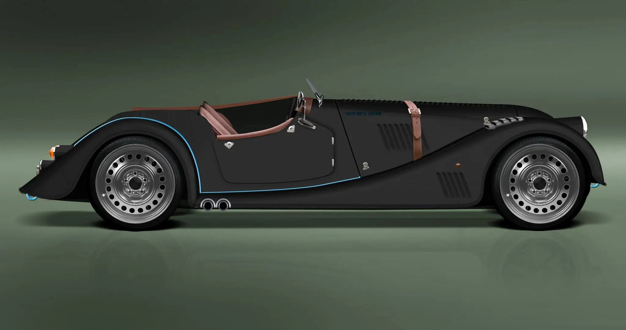 The Morgan Plus Speedster is available in a choice of colors