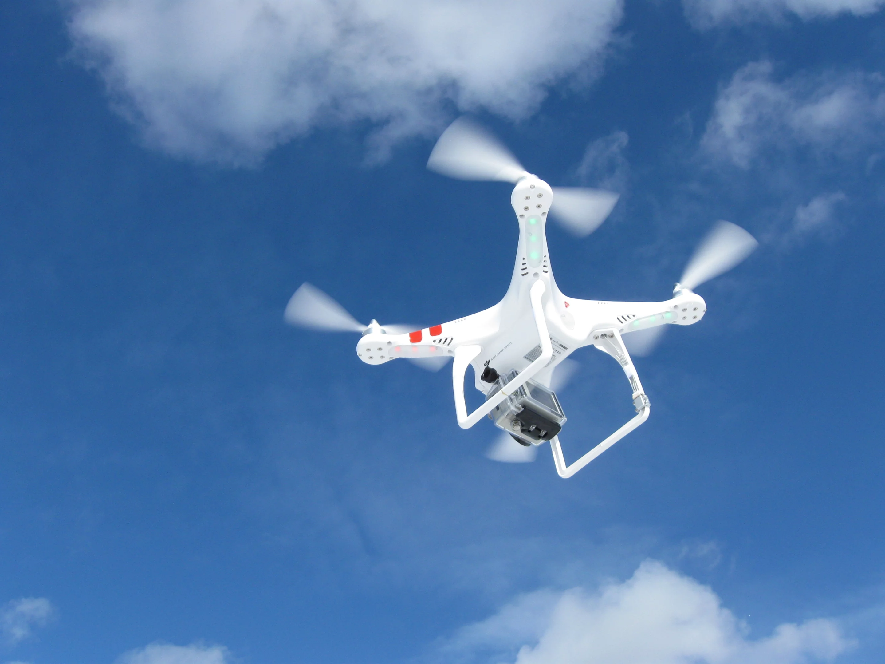 GPS Attitude mode allows the Phantom to hold its position in mid-air