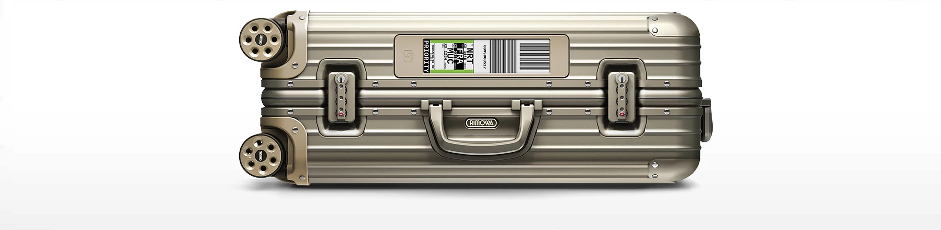 The electronic luggage tag from German luggage maker Rimowa was tested with select Lufthansa passengers in 2015