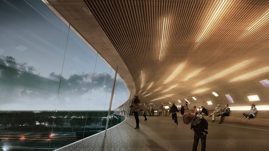 Wooden paneling will be used to create a warm and welcoming environment