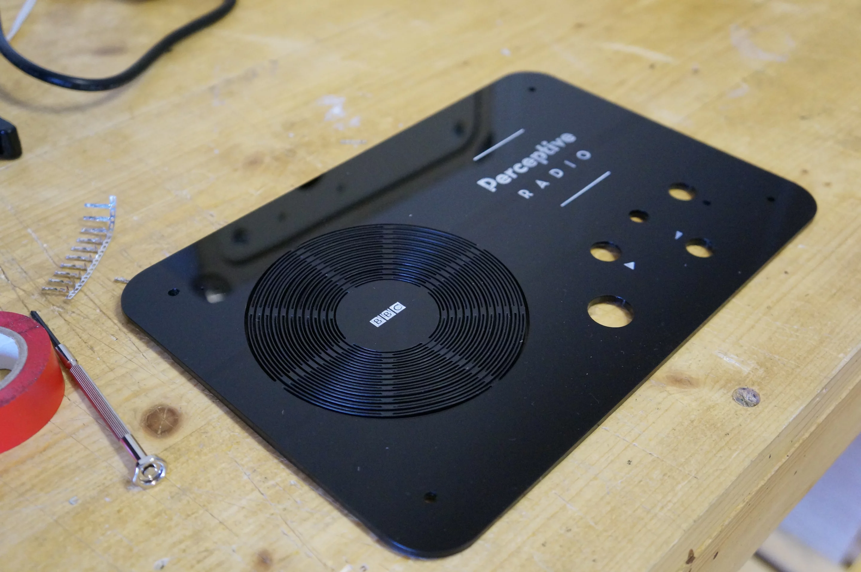 The Perceptive Radio's face plate (Photo: Mudlark)