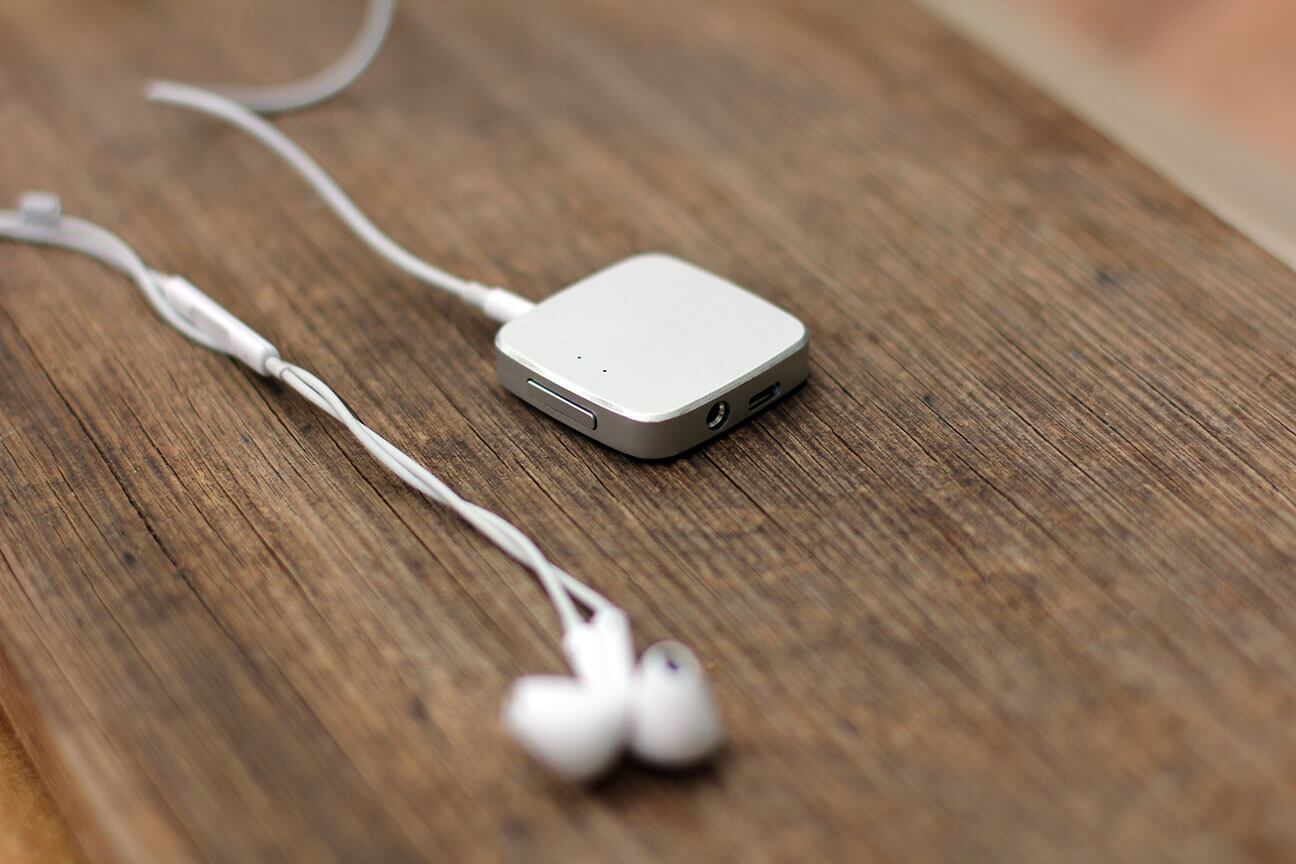The pint-sized headphone amp is compatible with most consumer headphones and earphones