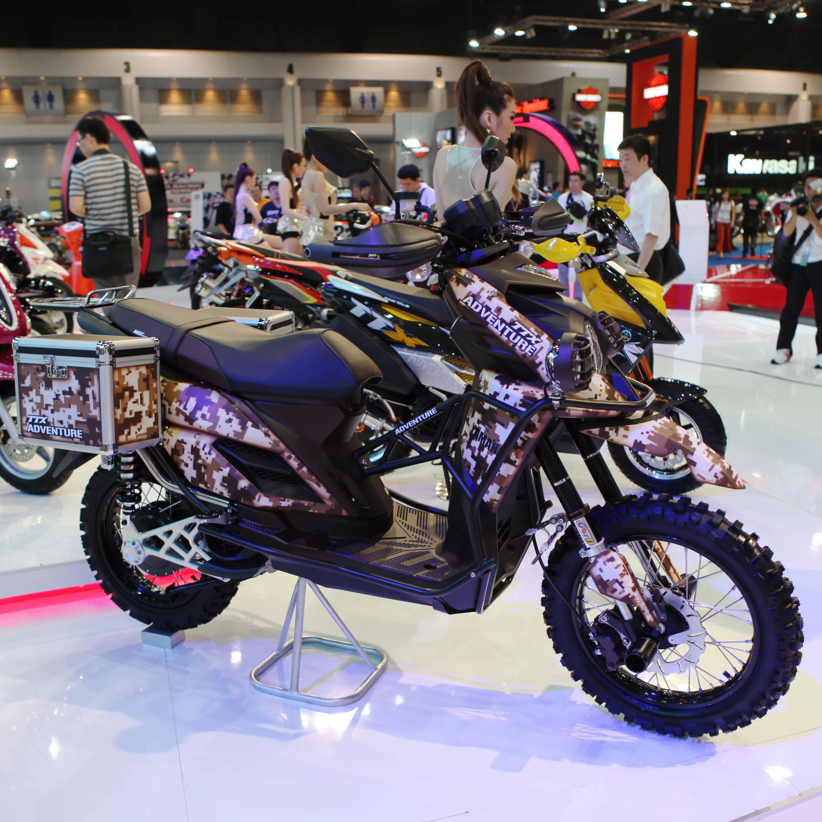 The Yamaha TTX Adventure scooter
