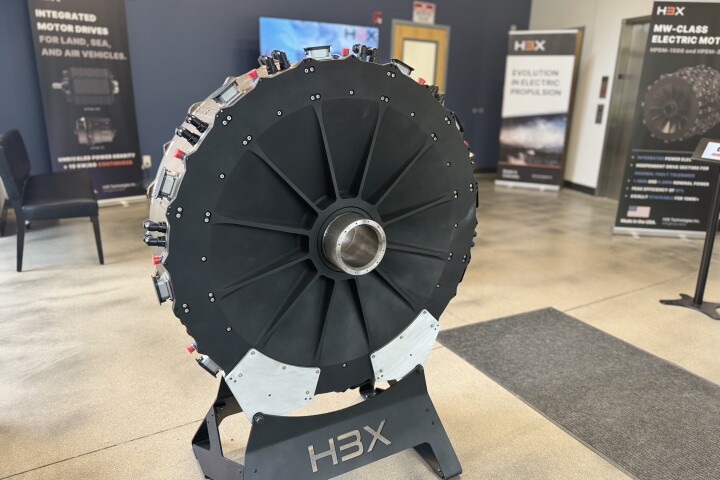 H3X's megawatt power-dense motor prototype
