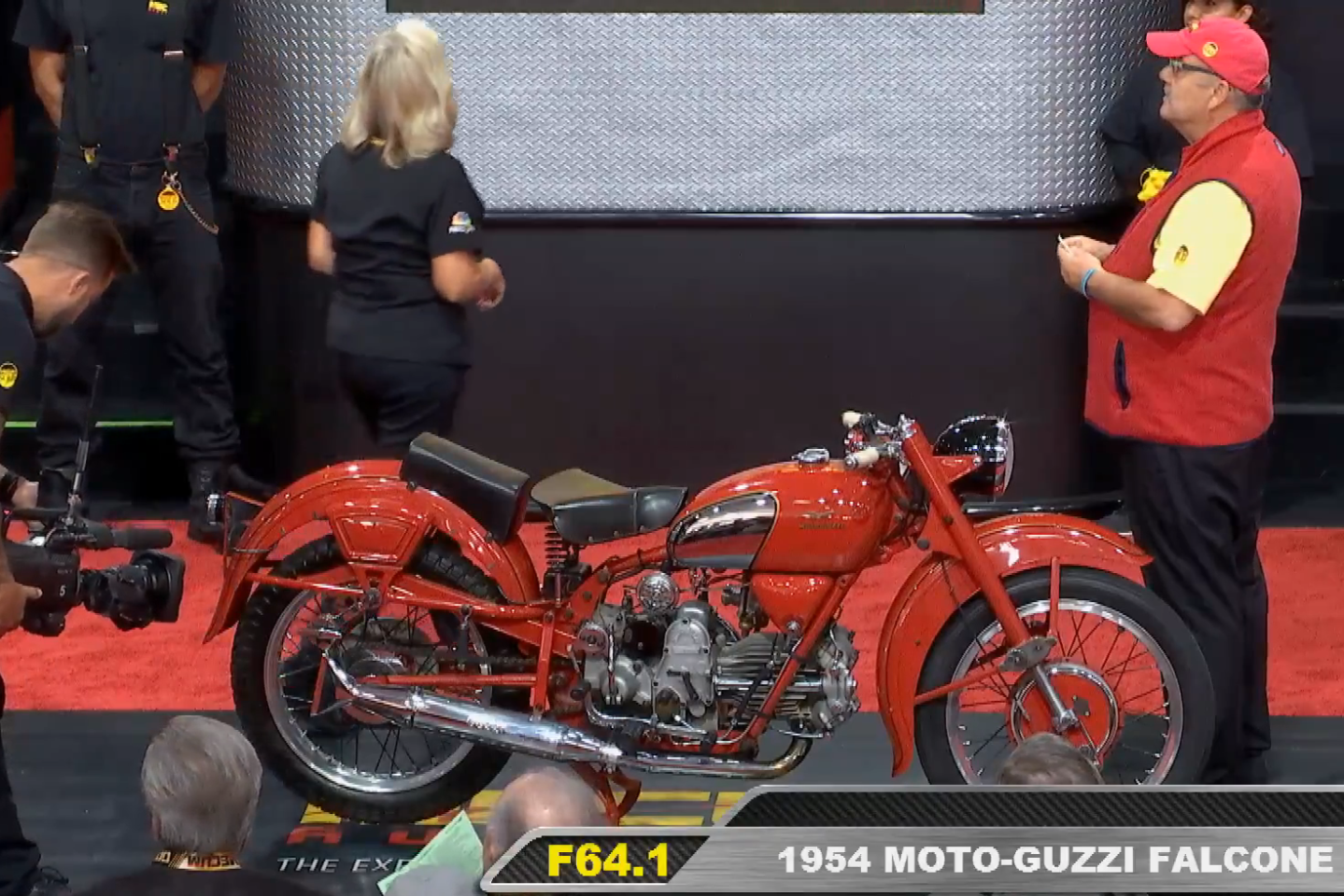 1954 MOTO-GUZZI FALCONE SPORT | Price: $36,300 | Estimate: $35,000 - $40,000 | Auctioneer: Mecum | Lot F64.1 | Auction Description