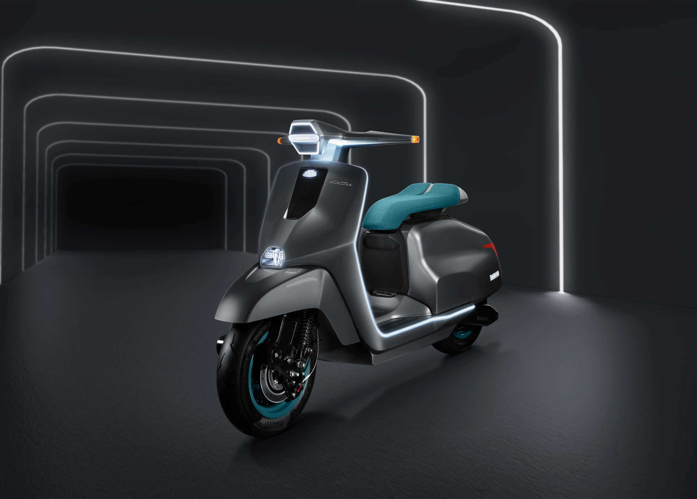 The Lambretta Elettra made it world debut recently at the EICMA 2023 motorcycle expo in Milan, Italy