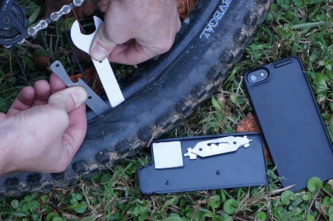 The Bike toolset includes Allen wrenches, tire levers, screwdrivers, spoke wrenches and other important bike tools