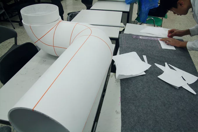 Making of the Cat Tunnel Sofa