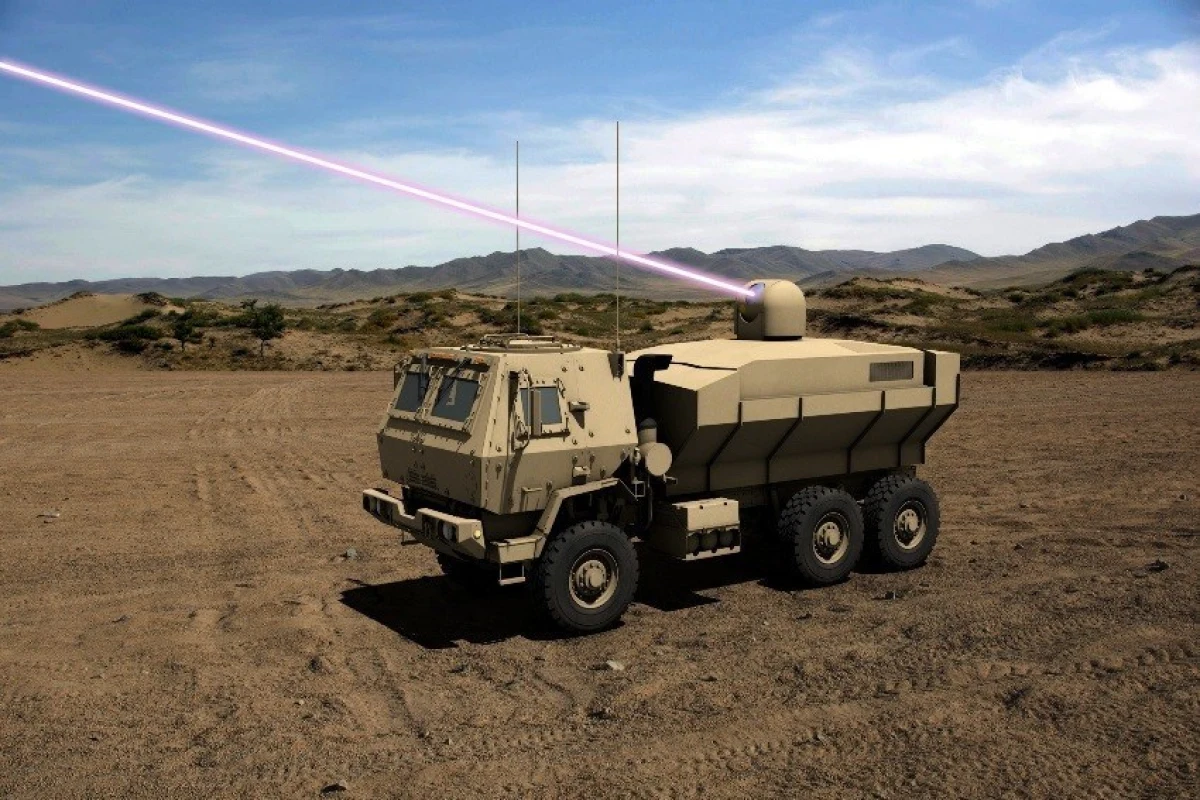 Artist's concept of the High Energy Laser Tactical Vehicle Demonstrator