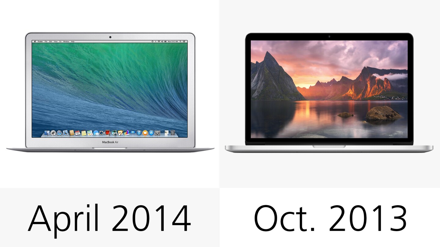 The latest Retina MBP has been around since October, while the new Air just launched